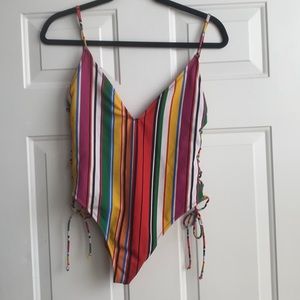 Colorful, adjustable One piece bathing suit
